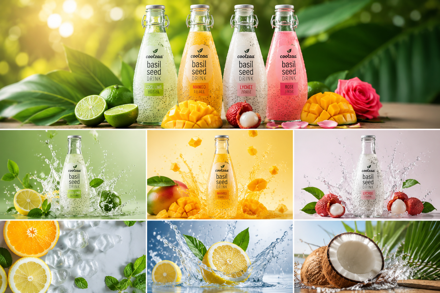 Coolzaa Basil Seed Drink